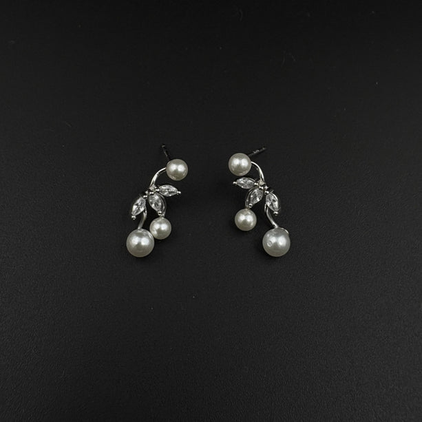 Pearl Bloom Ear Cuffs | 925 Silver