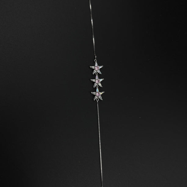 Gilded Grace Pink Heritage Hand Ornament | 925 Silver