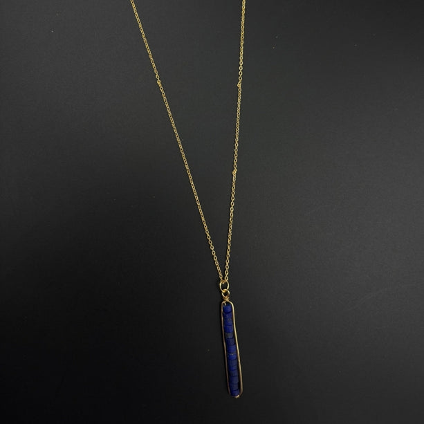 Indigo Rise Gemstone Pendant | 925 Silver