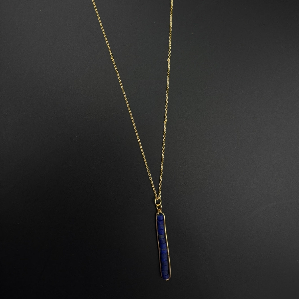 Indigo Rise Gemstone Pendant | 925 Silver