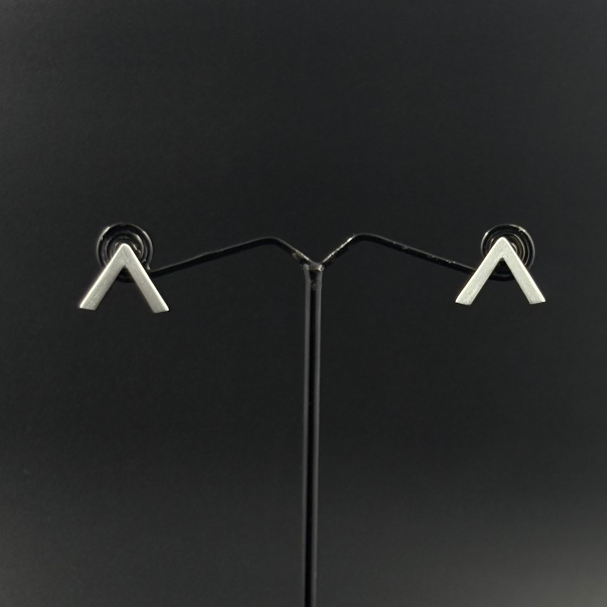 Mini V Line Earrings | 925 Silver