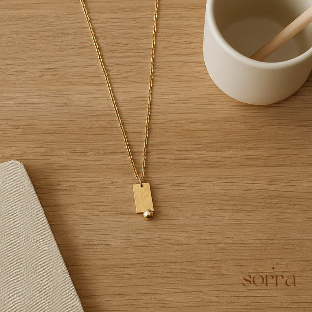 The Solace Bar Necklace | 925 Silver
