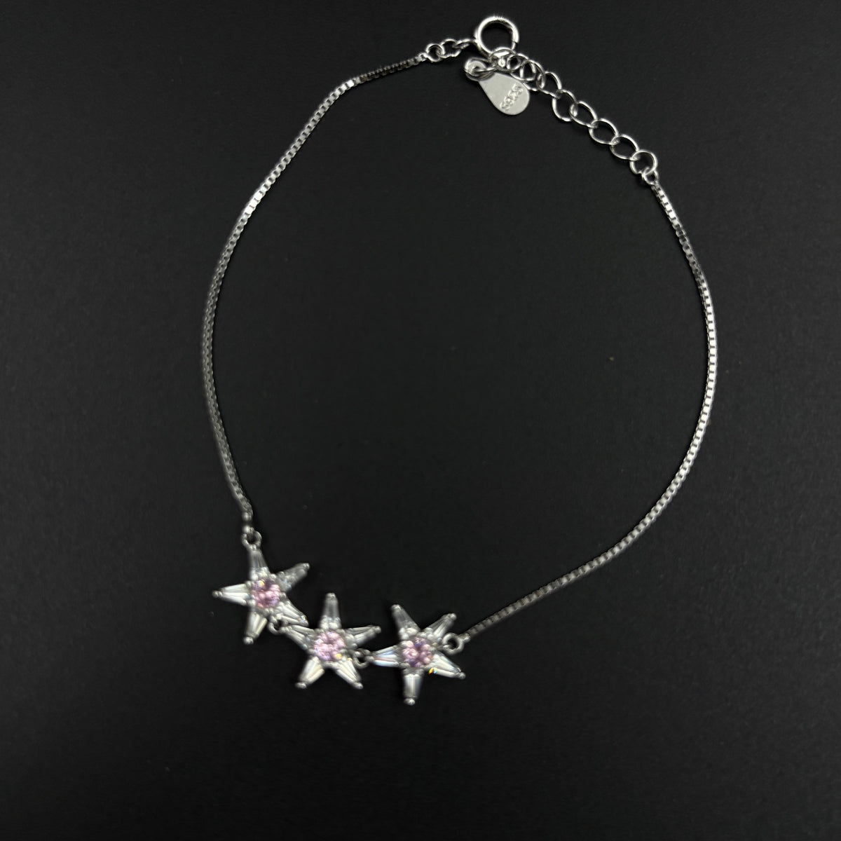 Gilded Grace Pink Heritage Hand Ornament | 925 Silver