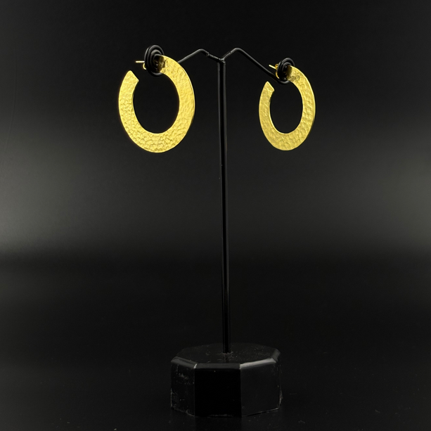 HAMMERD Gold Hoop Earrings | 925 Silver