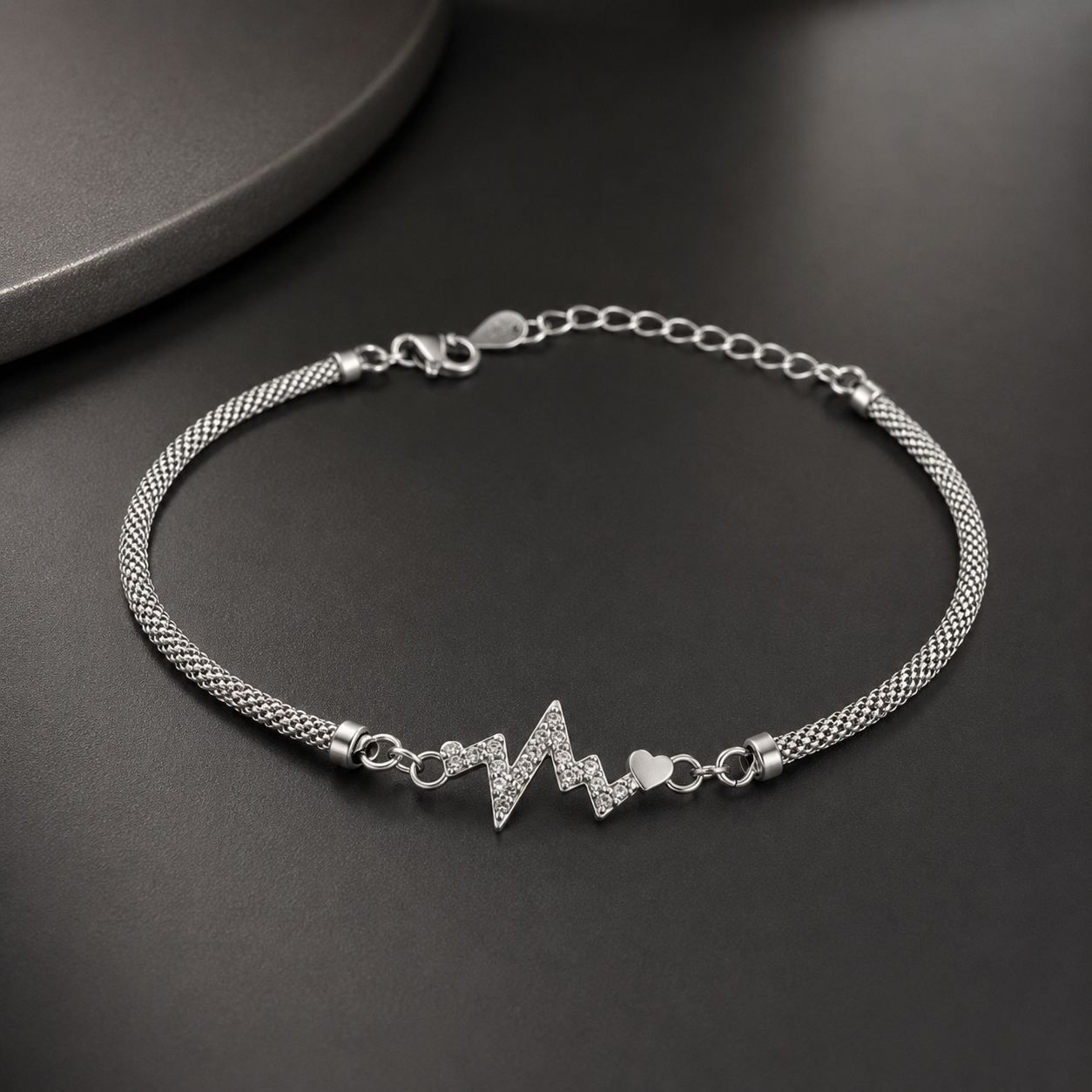 MeshGlow Silver Bracelet | 925 Silver