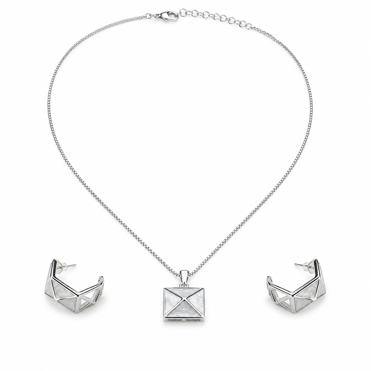 Prism Glow Silver Set | 925 Silver