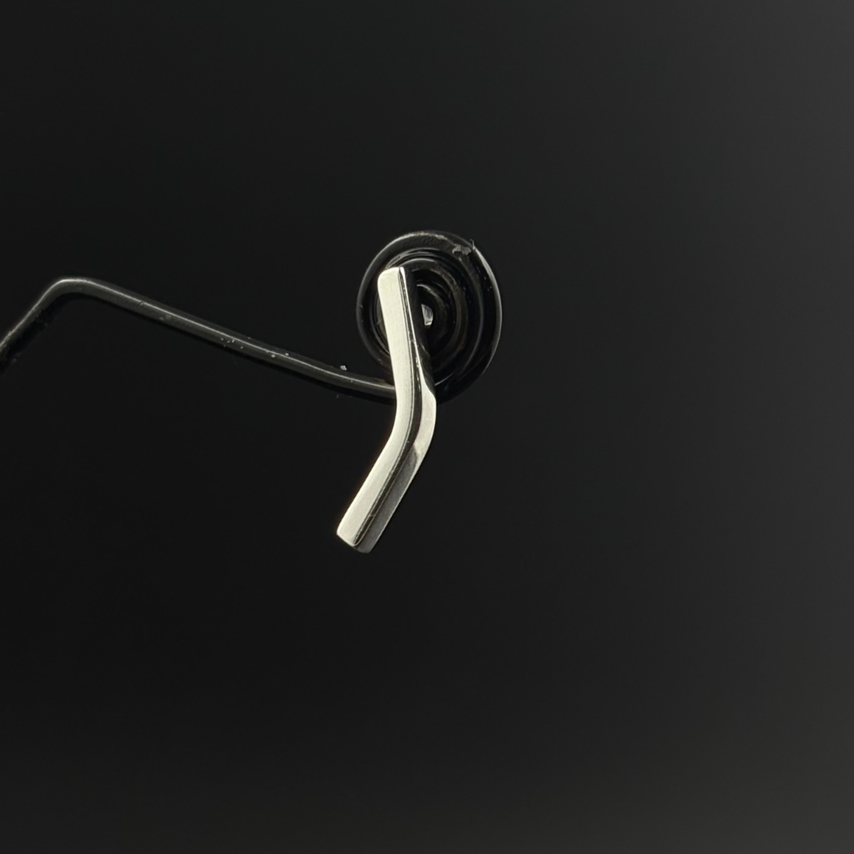 Minimal Silver Twist Studs | 925 Silver