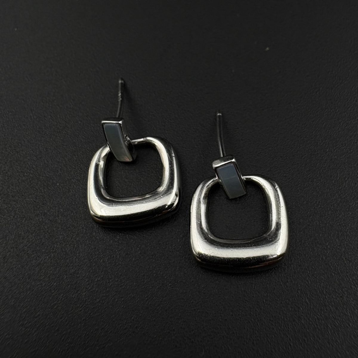 Soft Edge Silver Hoops | 925 Silver