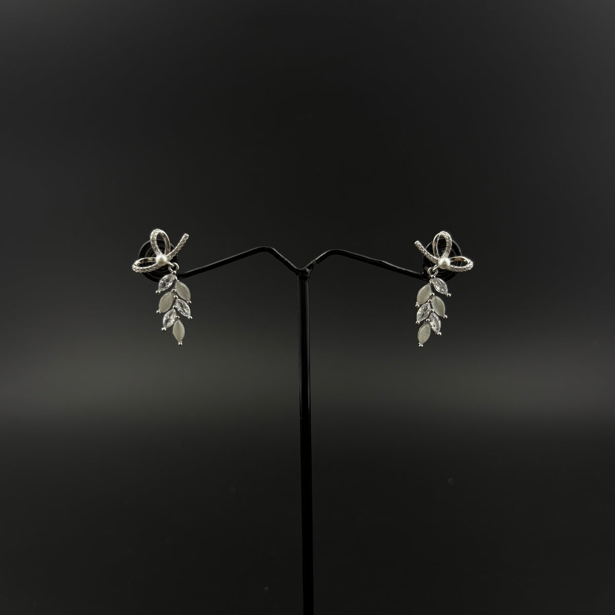 Whispers of Pearl and Petal Earrings | 925 Silver