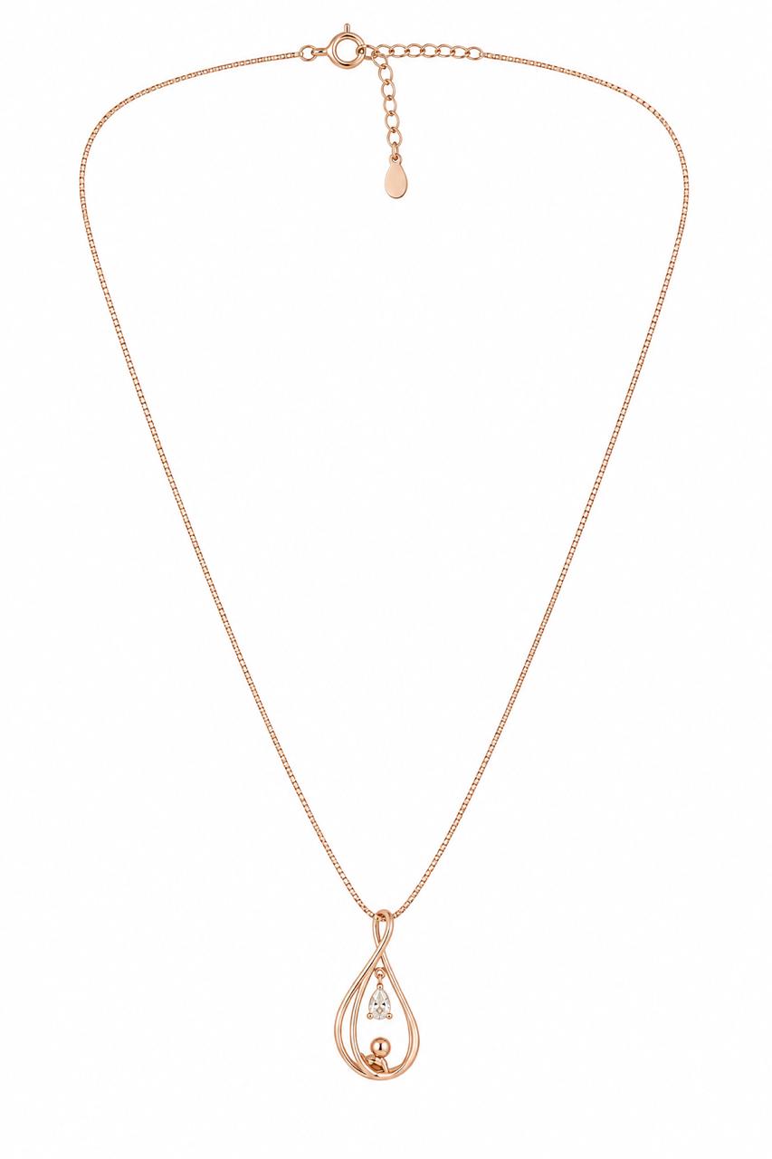 Elara Teardrop Pendant Necklace