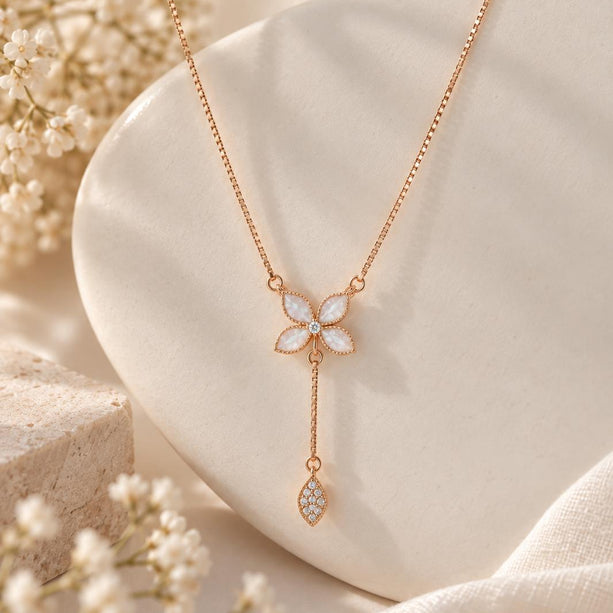 Flora Drop Necklace