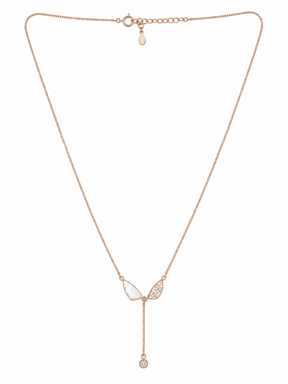 Elara V-Shaped Drop Necklace