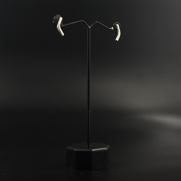 Minimal Silver Twist Studs | 925 Silver