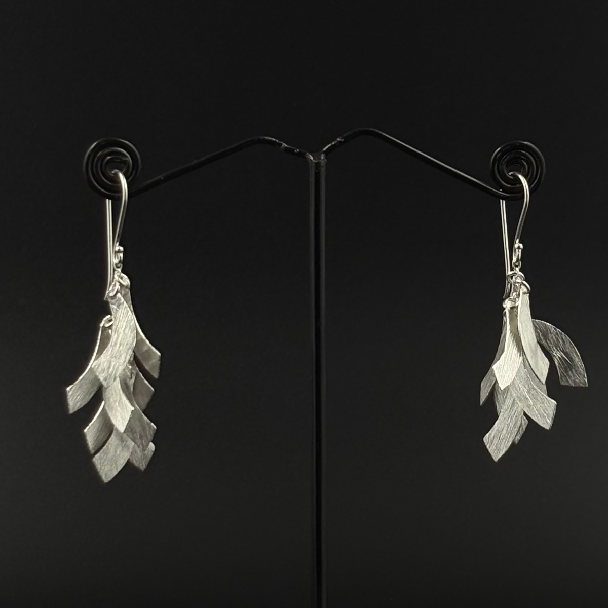 Silver Featherfall Earrings | 925 Silver