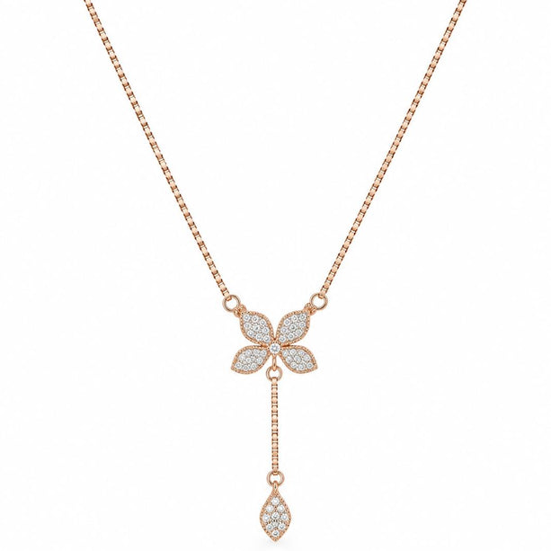 Flora Drop Necklace