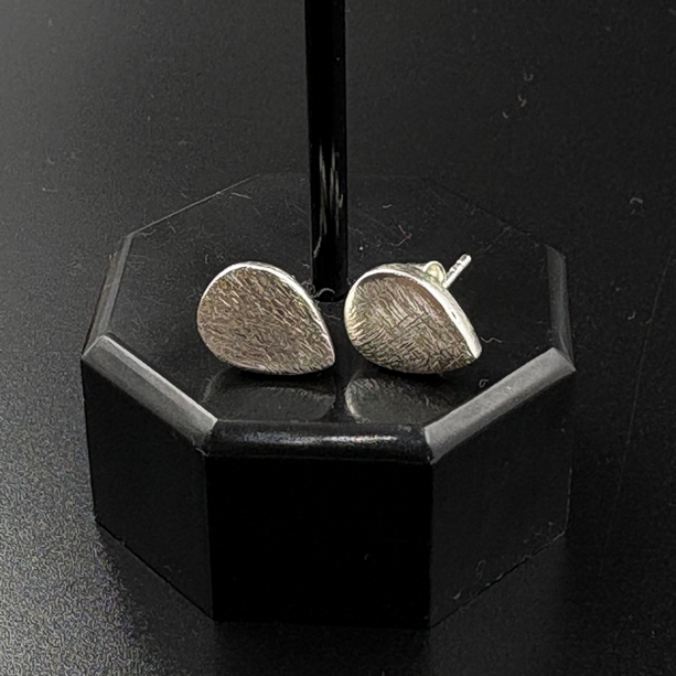 Silver Drop Stud Earrings | 925 Silver