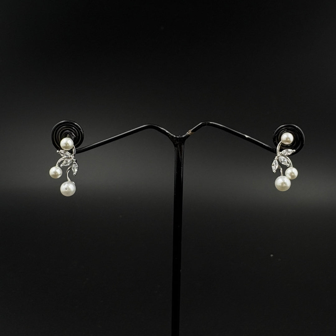 Pearl Bloom Ear Cuffs | 925 Silver