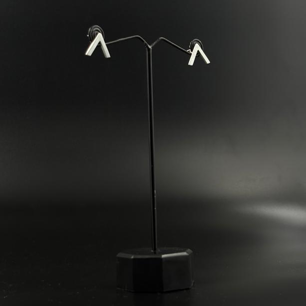 Mini V Line Earrings | 925 Silver