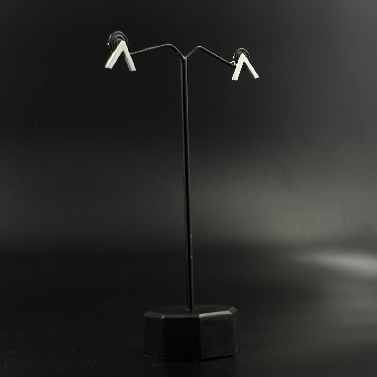 Mini V Line Earrings | 925 Silver