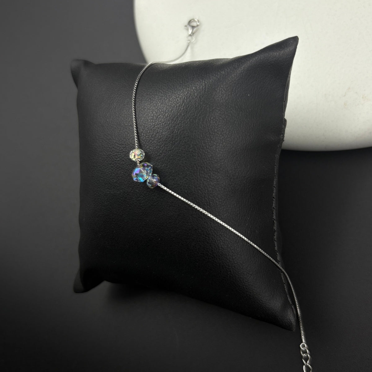 Crystal Glow Silver Bracelet | 925 Silver