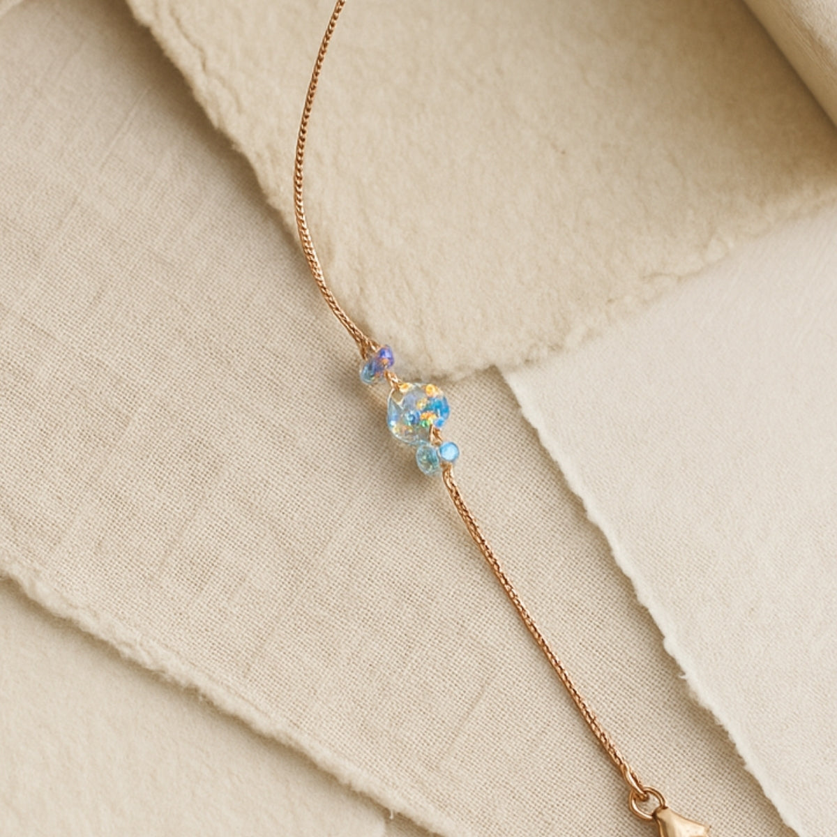 Rosé Glow Crystal Bracelet | 925 Silver