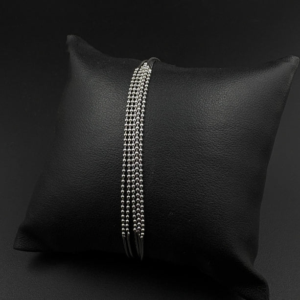 Moonwoven Luxe Layered Wristlet | 925 Silver