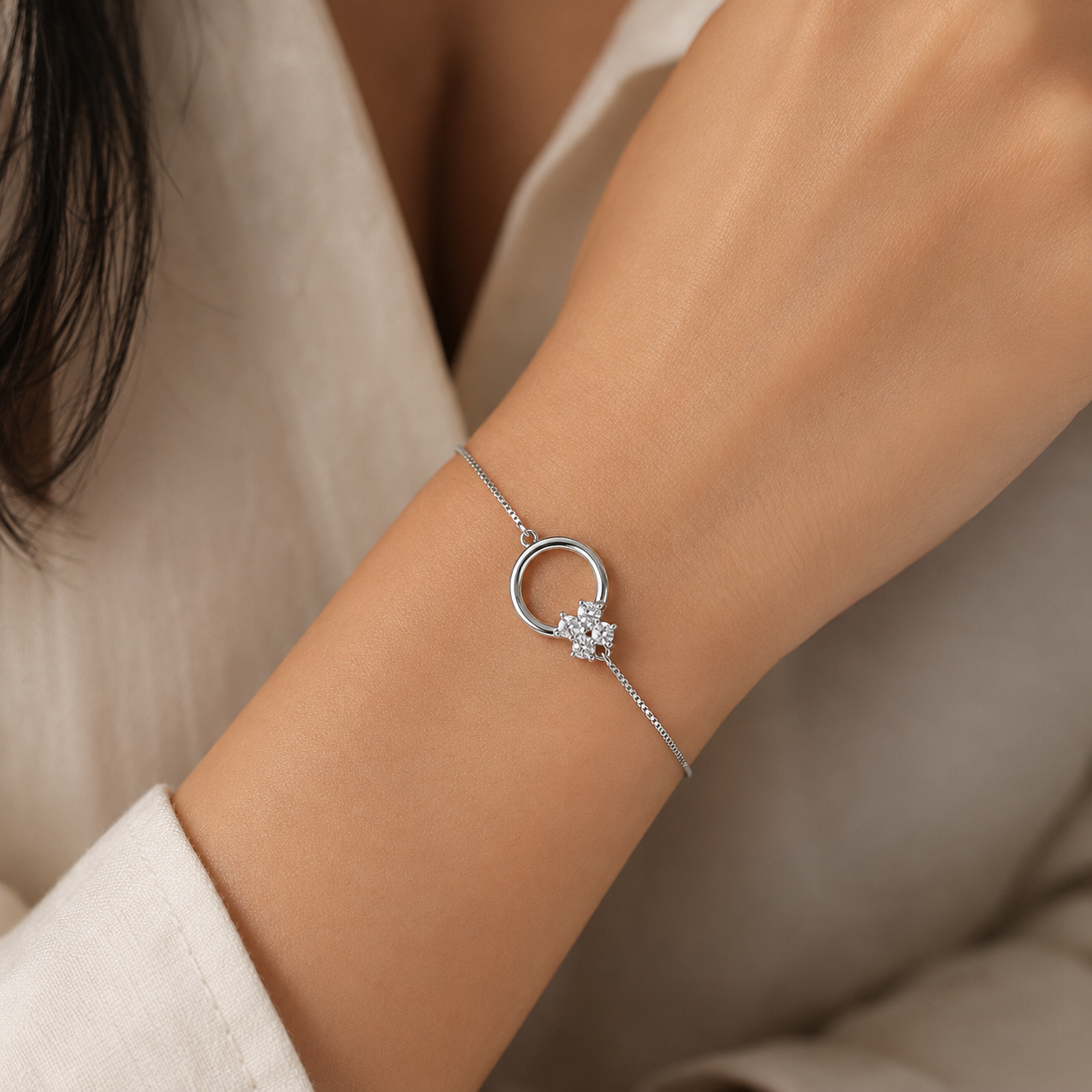 Circle of Grace Bracelet | 925 Silver