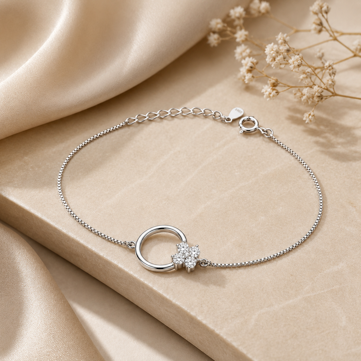 Circle of Grace Bracelet | 925 Silver