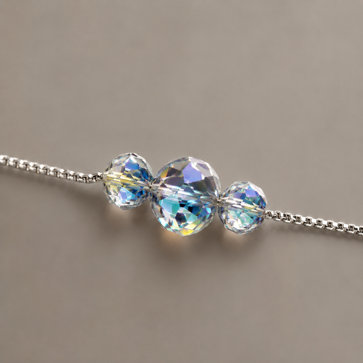 Crystal Glow Silver Bracelet | 925 Silver