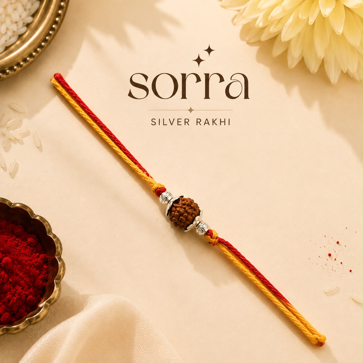 Ekmukhi Rudraksh Rakhi