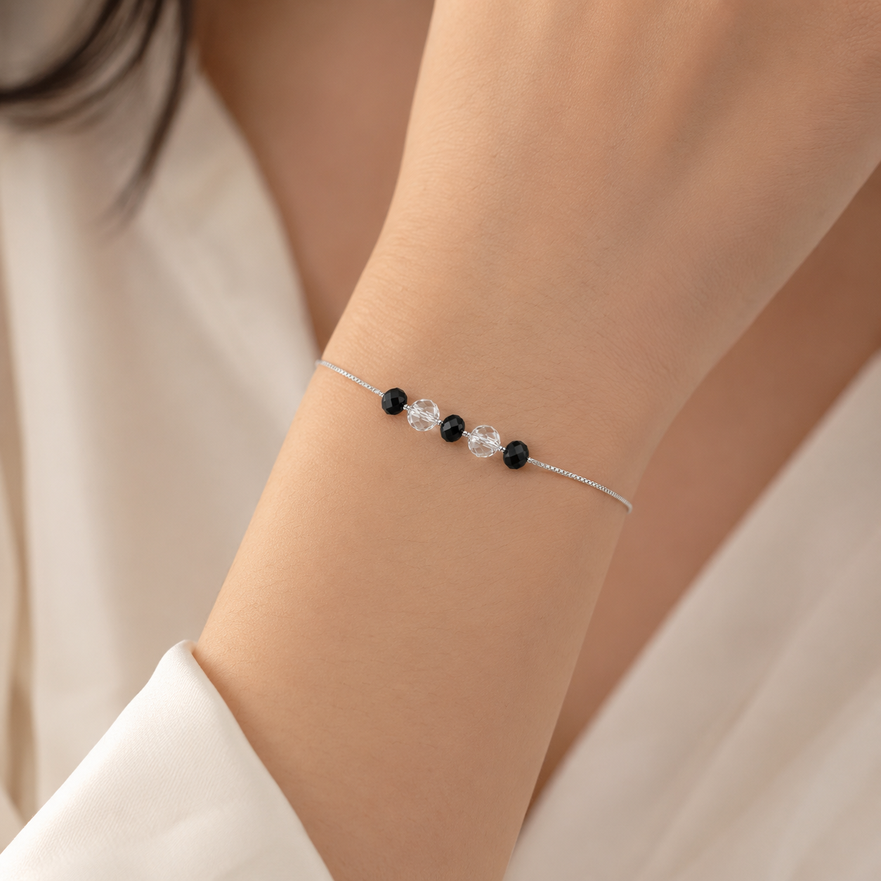 Evil Eye Inspired Silver Bracelet | 925 Silver