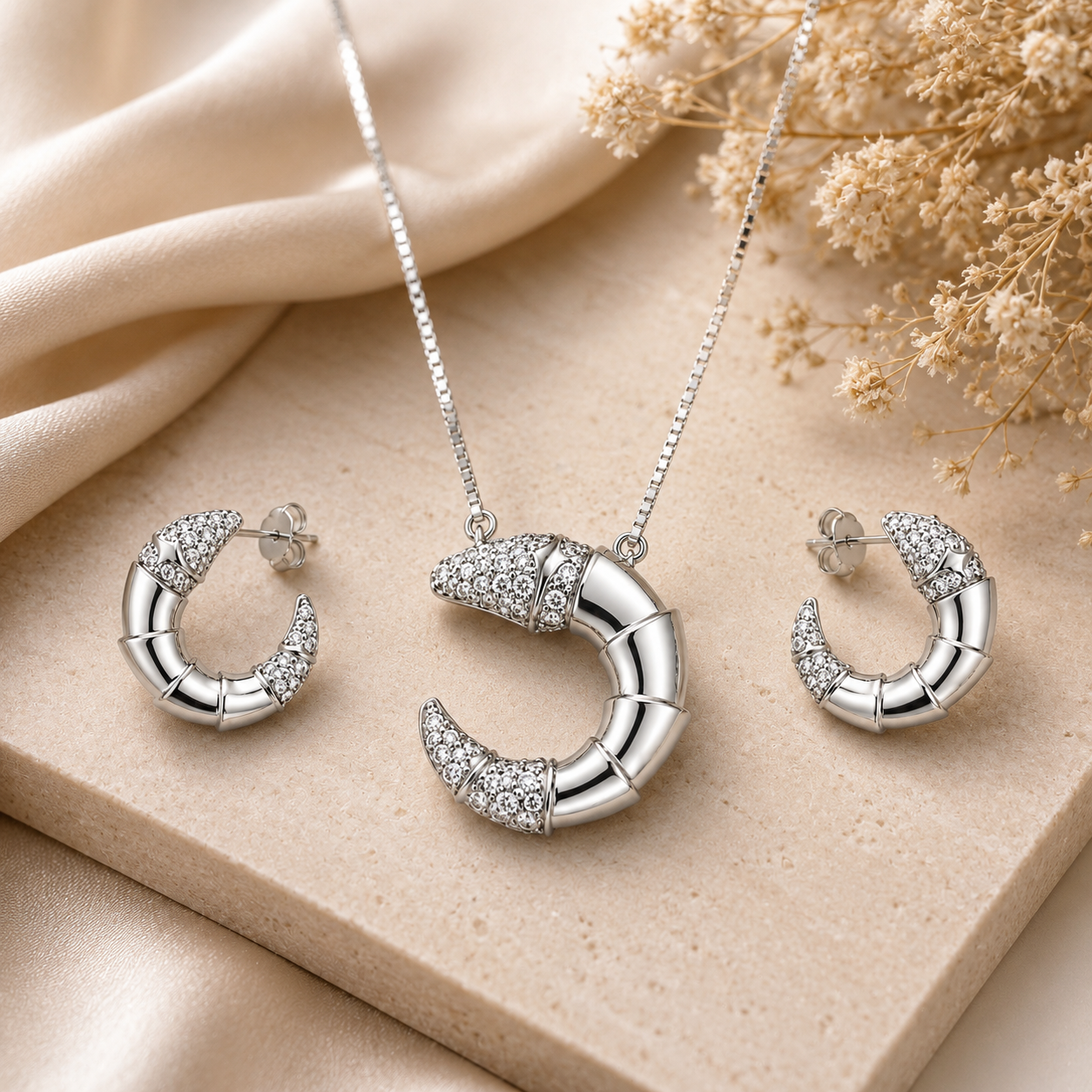 Fierce Spark Silver Set | 925 Silver