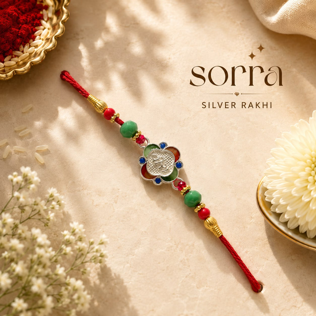 Floral Heritage Rakhi