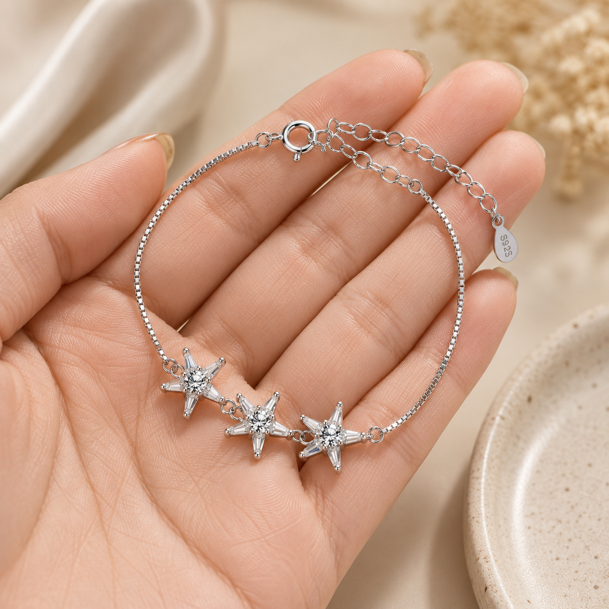 Gilded Grace Heritage Hand Ornament | 925 Silver