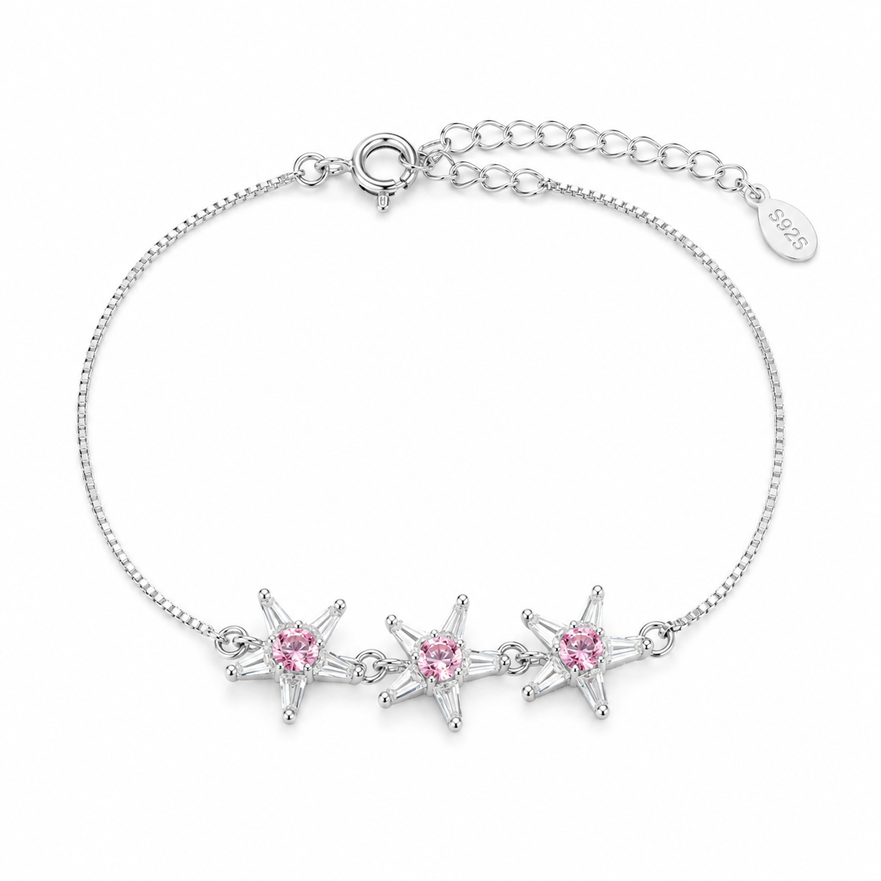 Gilded Grace Pink Heritage Hand Ornament | 925 Silver