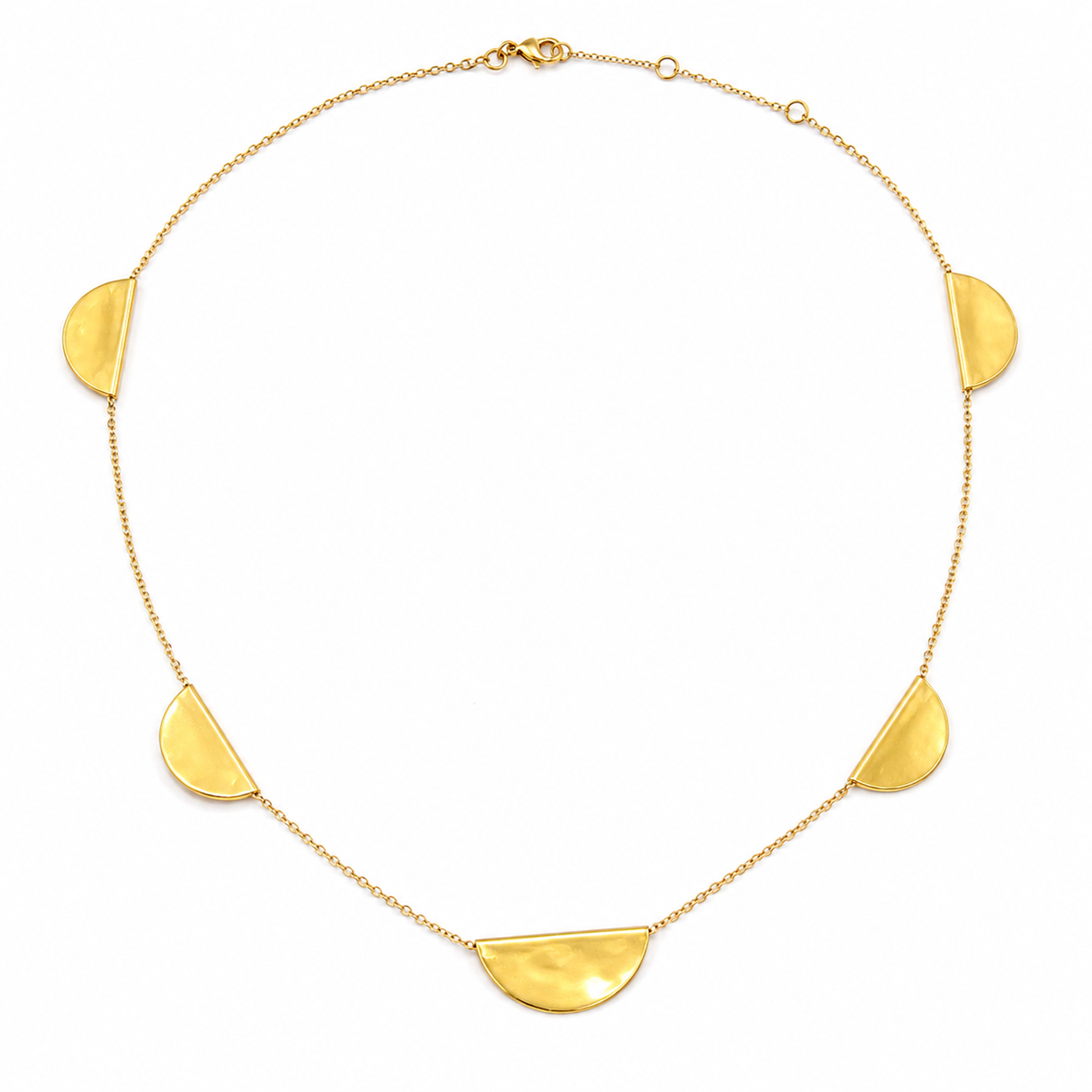 Golden Eclipse Layered Pendant | 925 Silver