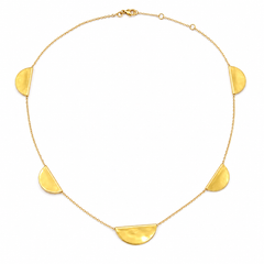 Golden Eclipse Layered Pendant | 925 Silver