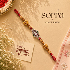 Govind Naam Silver Rakhi