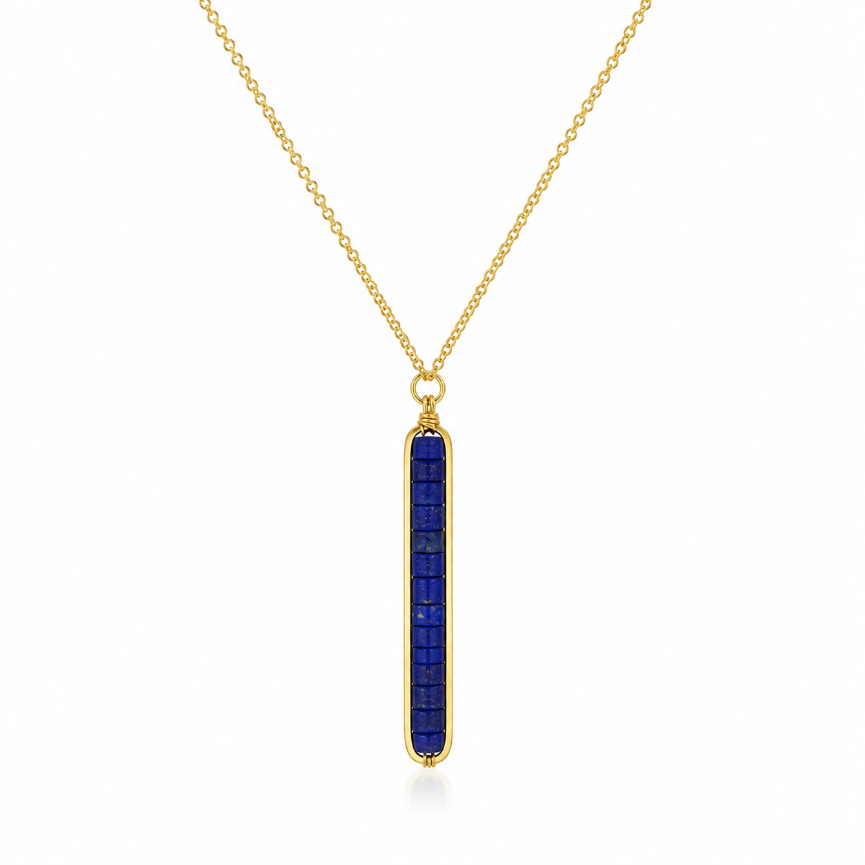 Indigo Rise Gemstone Pendant | 925 Silver