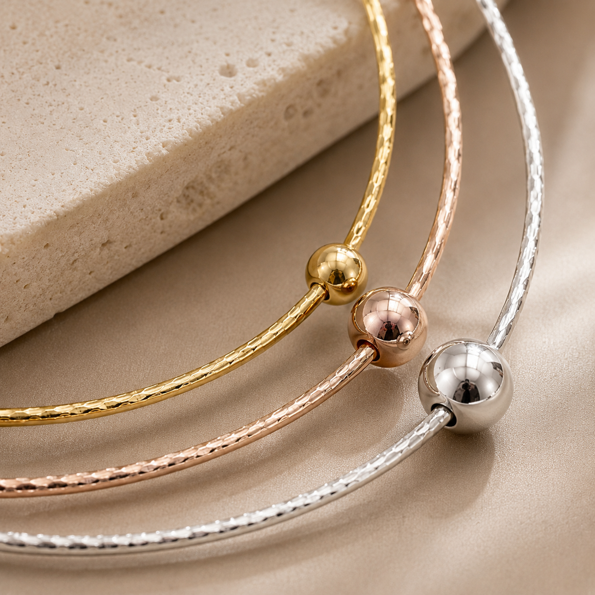 Italian Trilight Necklace | 925 Silver