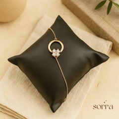Circle of Rose Gold Grace Bracelet | 925 Silver