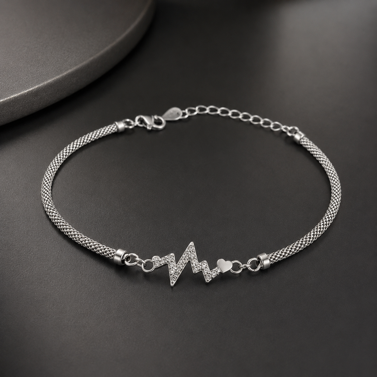 MeshGlow Silver Bracelet | 925 Silver