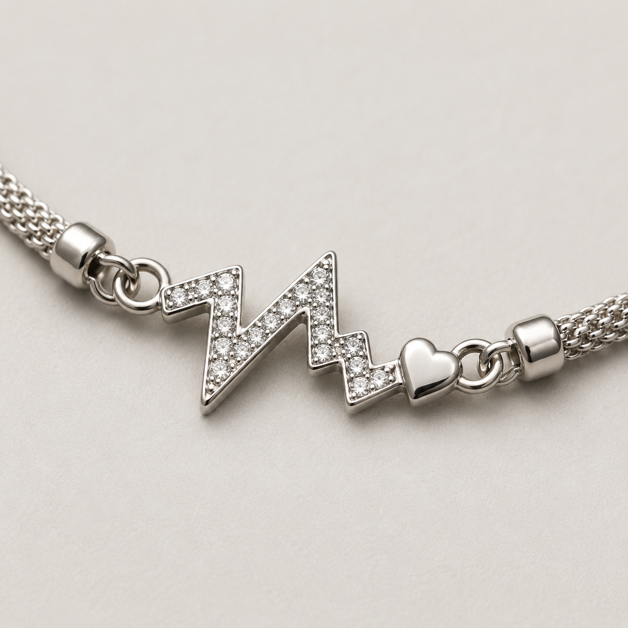 MeshGlow Silver Bracelet | 925 Silver