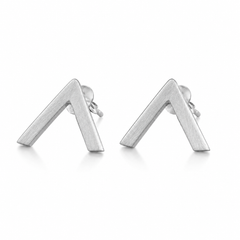 Mini V Line Earrings | 925 Silver