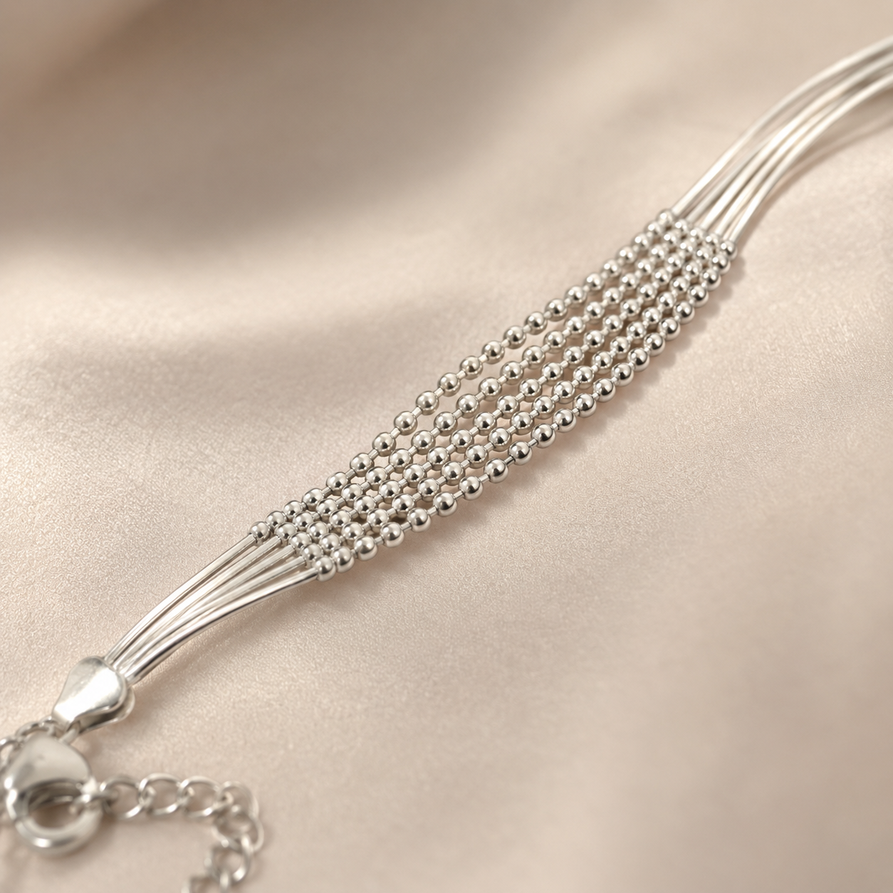 Moonwoven Luxe Layered Wristlet | 925 Silver