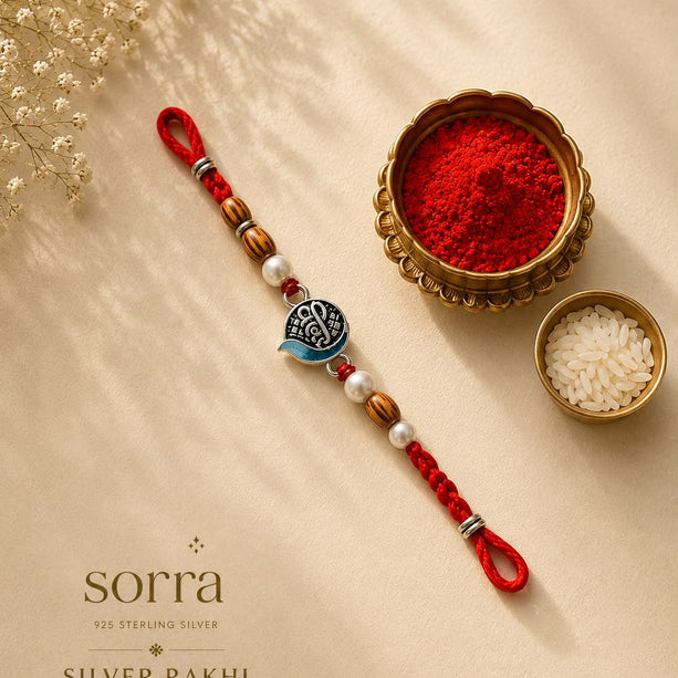 Noor-e-Faith Silver Rakhi