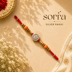 Om Floral Rakhi