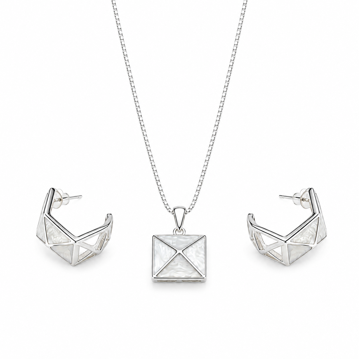 Prism Glow Silver Set | 925 Silver