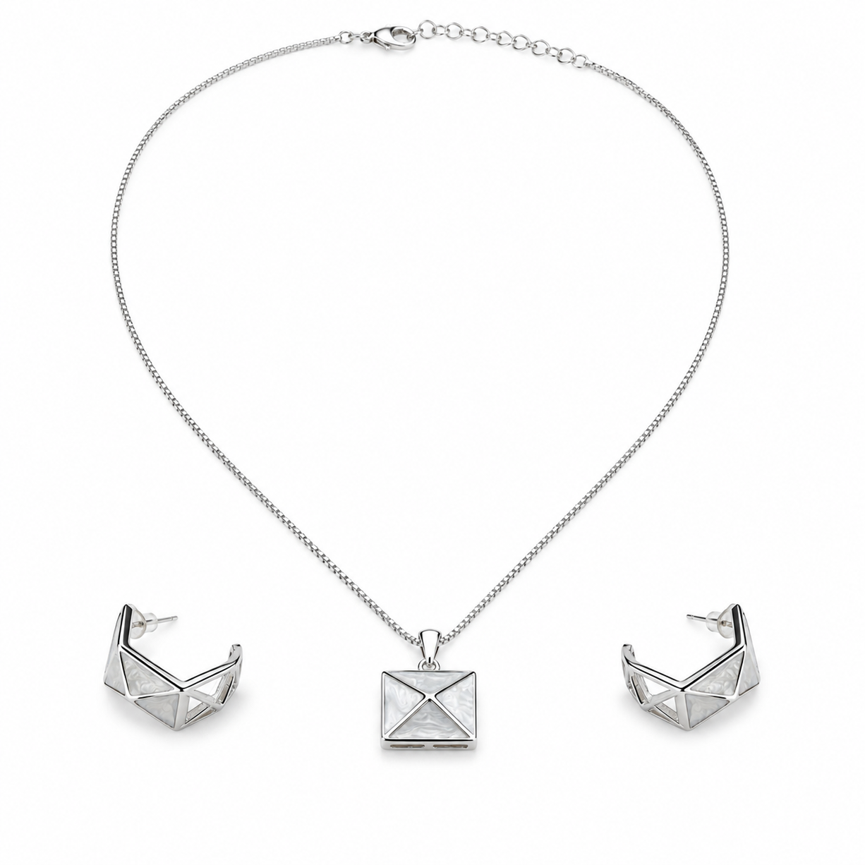 Prism Glow Silver Set | 925 Silver