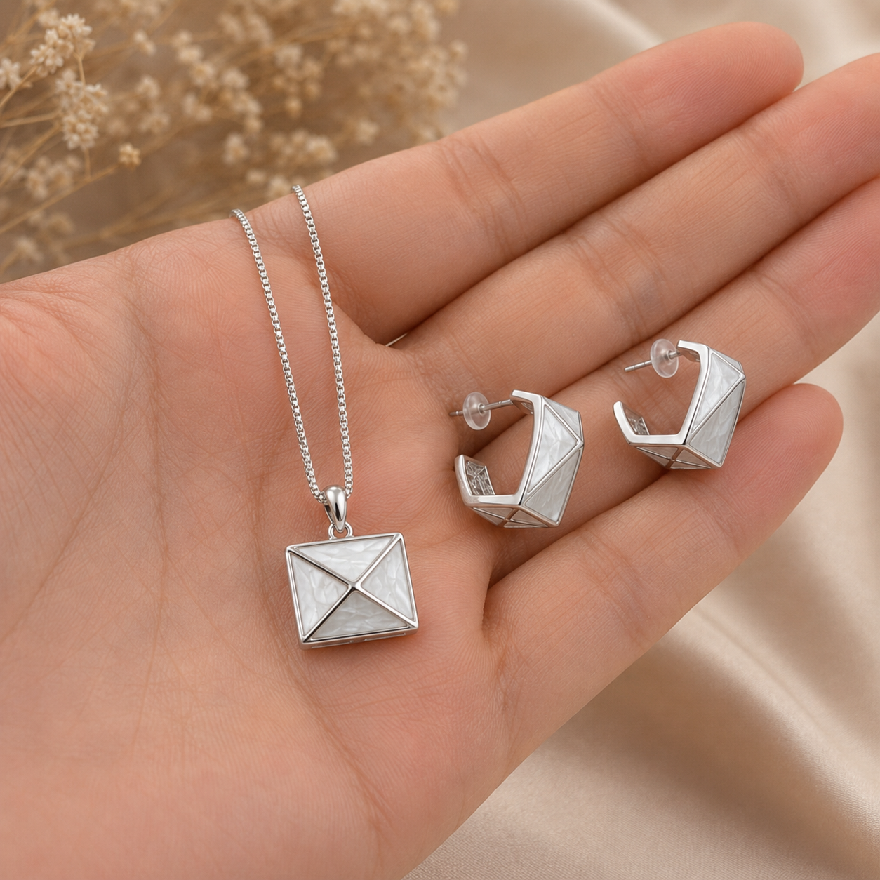 Prism Glow Silver Set | 925 Silver